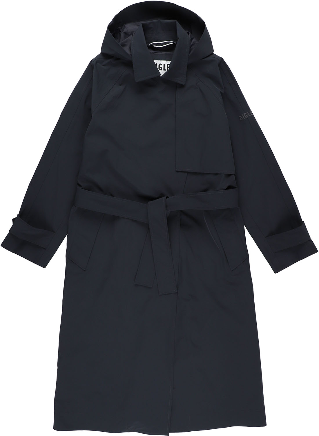 【18日から 1万円以上で500円OFFクーポン！】 エーグル AIGLE 透湿防水ロングトレンチコート レディース レインウェア アウター ジャケット フード取り外し可能 サイドスリット 裏地付き 通勤 通学 旅行 トラベル レジャー ZBFBQ18｜山とアウトドアの店 山気分