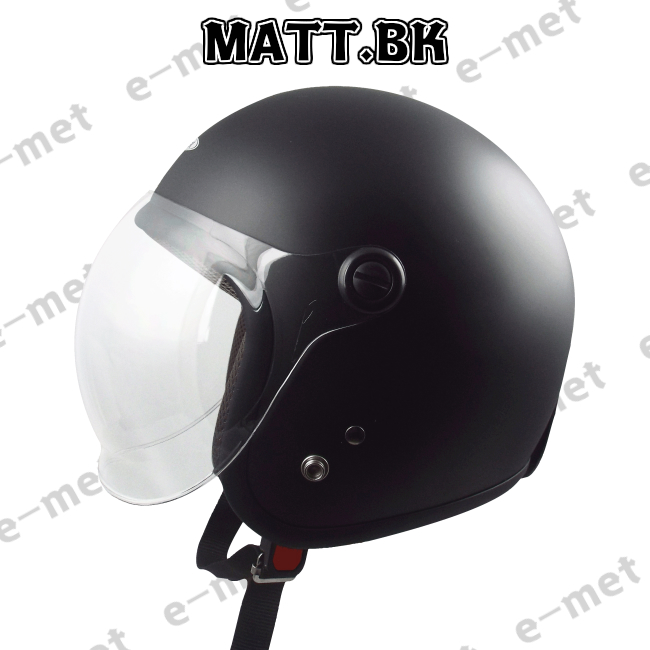 楽天市場 Ej 73 Semi Matt Black ジェットヘルメット 送料無料 バイク ヘルメット 全排気量 原付 シールド シールド付き ジェット かわいい おしゃれ かっこいい E Met ヘルメットショップ E Met