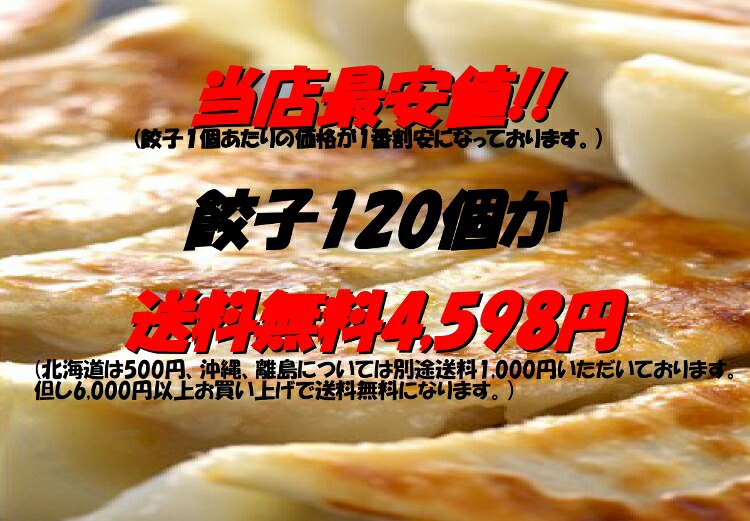 【楽天市場】【送料無料】餃子専門店みんみんの餃子 120個 リピーター続出【rcp】【餃子 ぎょうざ ギョーザ】富山より冷凍便で全国にお届け