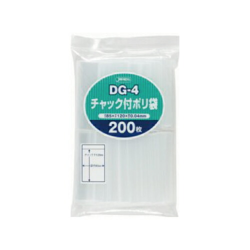ファスナー付袋(D) 85×120粍 10000枚