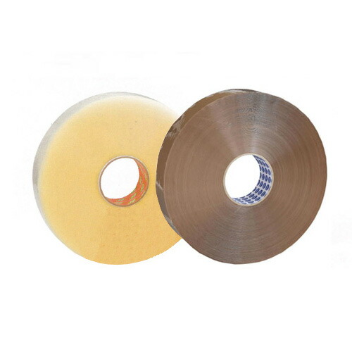OPPテープ52μ 48mm×1000m 6巻 透明/茶色