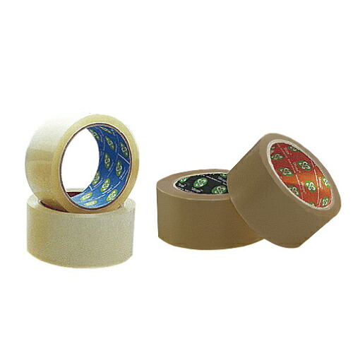 OPPテープ52μ 36mm×100m 60巻 透明/茶色