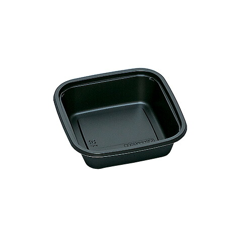 弁当容器 TR-32H 黒 900枚【返品不可商品】福助工業 0592897