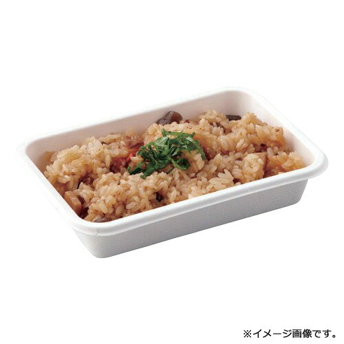 紙製弁当容器 P-3本体 白 900枚【返品不可商品】アヅミ産業|ディスカウント みやこ