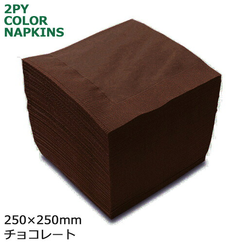 2プライナプキン4つ折25cm(チョコレート) 3000枚｜ディスカウント　みやこ