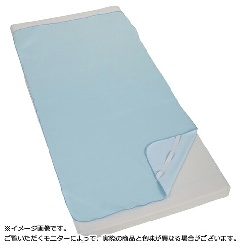 エブケア スムース雨合羽敷き布 敷きパッド手合い 95×180珊 青碧 15枚
