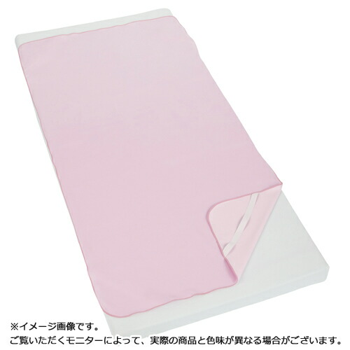 エブケア スムース雨合羽敷き布 敷きパッド手合い 95×180珊 さくら色 15枚