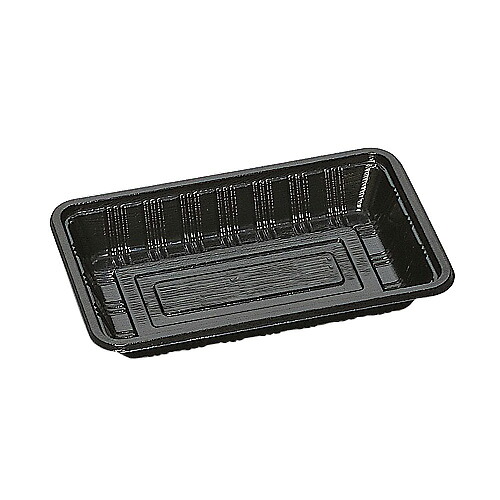 弁当容器 LC-507 黒（フタ付）900セット【返品不可】福助工業 0576115