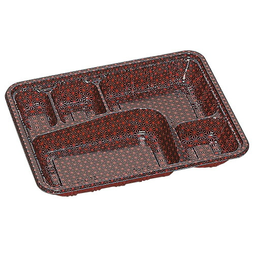 弁当入れもの LC-613 麻（フタ付）600仕掛ける【返品不可】福助工業 0576522