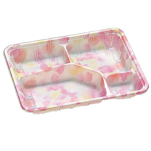 弁当入れもの LC-614 フロ－ネ（フタ付）600仕掛ける【返品不可】福助工業 0578614