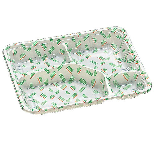 弁当入れもの LC-614 若葉（フタ付）600仕掛ける【返品不可】福助工業 0575690
