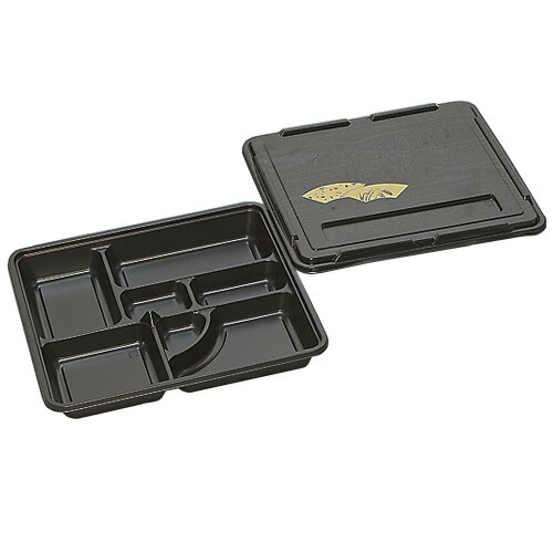 弁当容器 KP-160 源平(共フタ付)200セット【返品不可】福助工業 0578495|ディスカウント みやこ