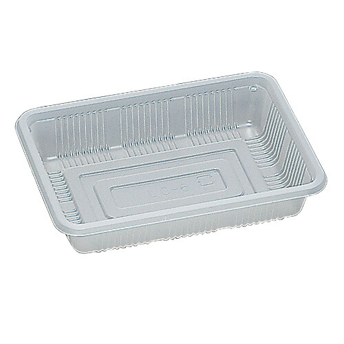 弁当容器 ディッシュ LC-6N（フタ付）1200セット【返品不可】福助工業 0570222｜ディスカウント　みやこ