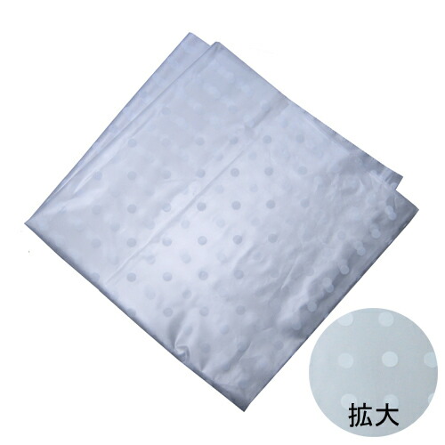 強化因子HDPEポリ風呂敷 水玉白(中)1000枚 福助工業 0460400