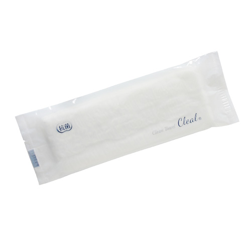 不織布おしぼり CLEAL(クリール)R【平型】業務用 1000枚［ケース販売］