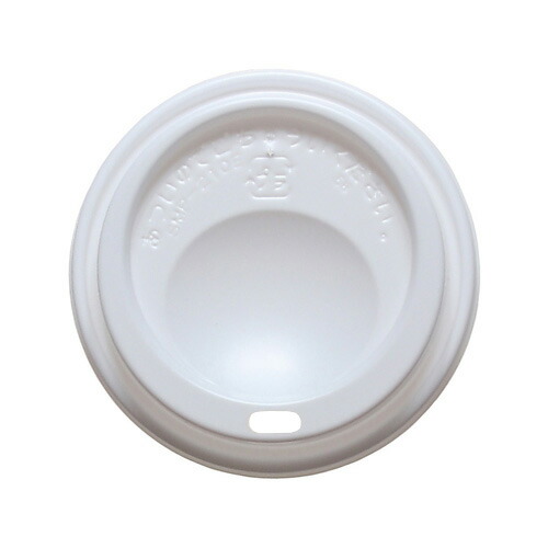 踏まれた紙コップ 紙コップ蓋付 8オンス 厚紙カップ アリス SMT-280 X穴透明フタ