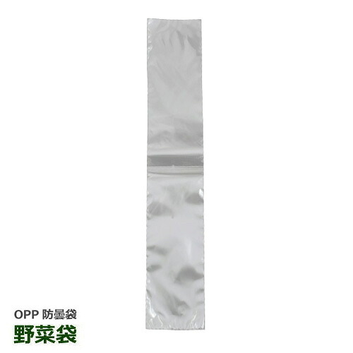 ラップイン 野菜袋 OPP防曇袋 長物用ロング(130×900mm)Pマーク入4穴 5000枚