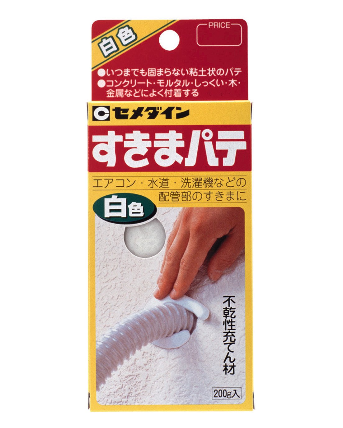 楽天市場 セメダイン すきまパテ 白色 0g 不乾性充てん材 Hc 146 エアコン 水道 洗濯機 配管部 すきま 送料無料 クリックポスト 代引不可 E Mono