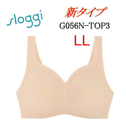楽天市場 ポイント10倍 Ll G056n Top3 新タイプ トリンプ スロギー ブラレット ブラタイプ ブラレットタイプ カップ付ハーフトップ ブラタイプ いいもの発信 こだわり情報局店