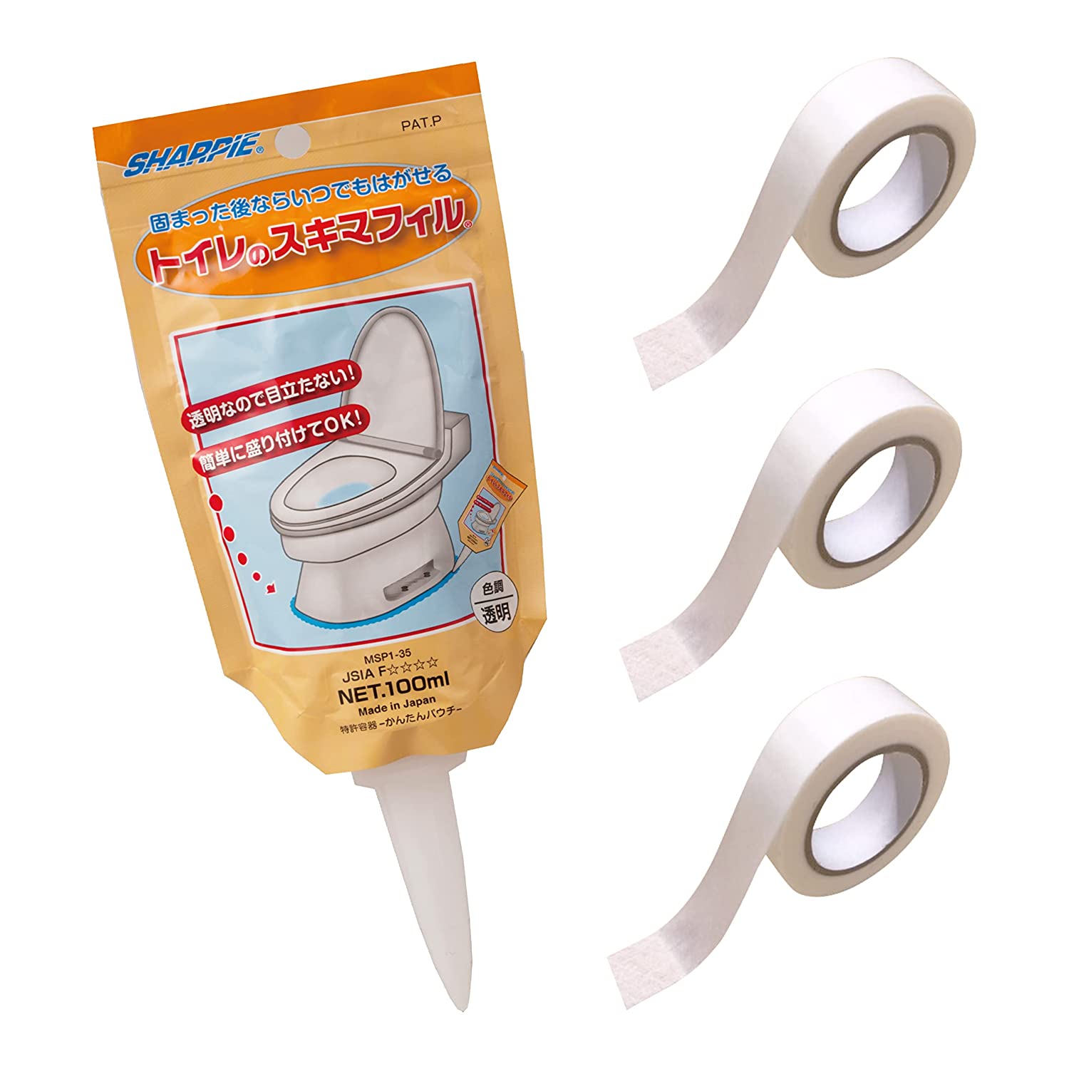 有名なブランド シャープ化学 床 準備 スキマ 100g トイレ隙間フィル 防止 トイレ掃除 新生活 人気 悪臭防止 すきま トイレ フィル 汚れ お得トイレ 新居 消臭 送料無料 簡単 トイレ用品