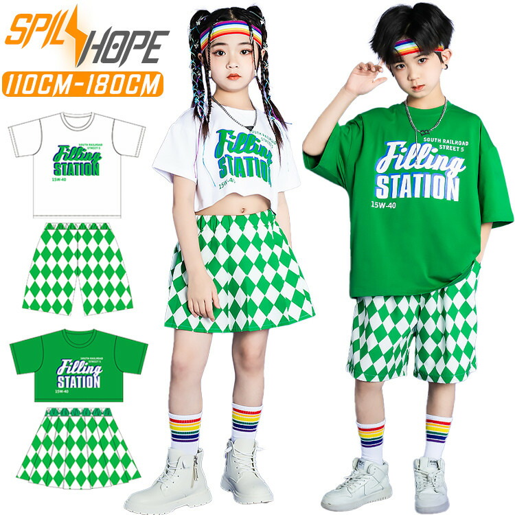 楽天市場】チェック柄 グリーン ホワイト Tシャツ 短パンツ スカート