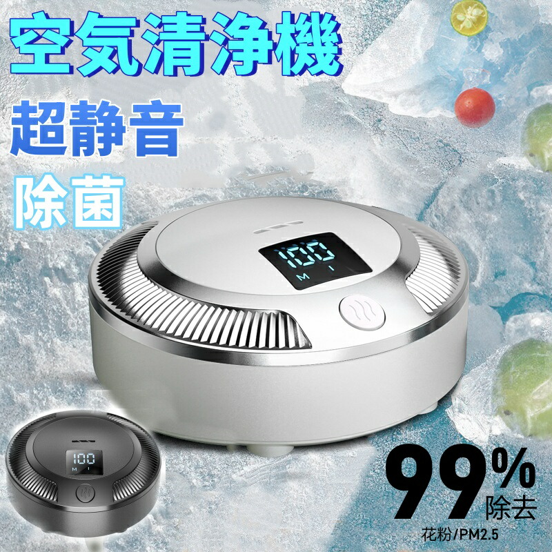 ニオイ対策 空気清浄機 脱臭機 スピード空気清浄 USB充電 小型 コンパクト 省エネ 家庭用 部屋 冷蔵庫 トイレ 車内 タバコ臭 靴臭 ペット臭 消臭 除菌 脱臭