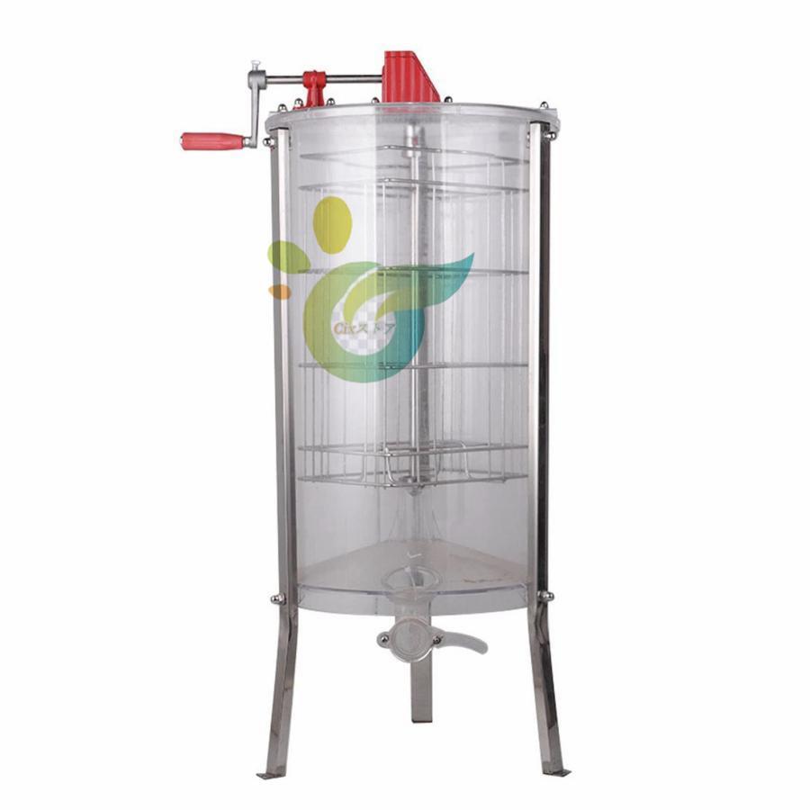 蜂みつ分け隔てる器 遠心機 採蜜機 2ひな形 手動式 遠心機 専門的 蜂みつ分け隔てる器 ハニースピナー アクリル樹脂製の完膚なきまでに澄み切ったなステンレス鋼鋼鉤括弧