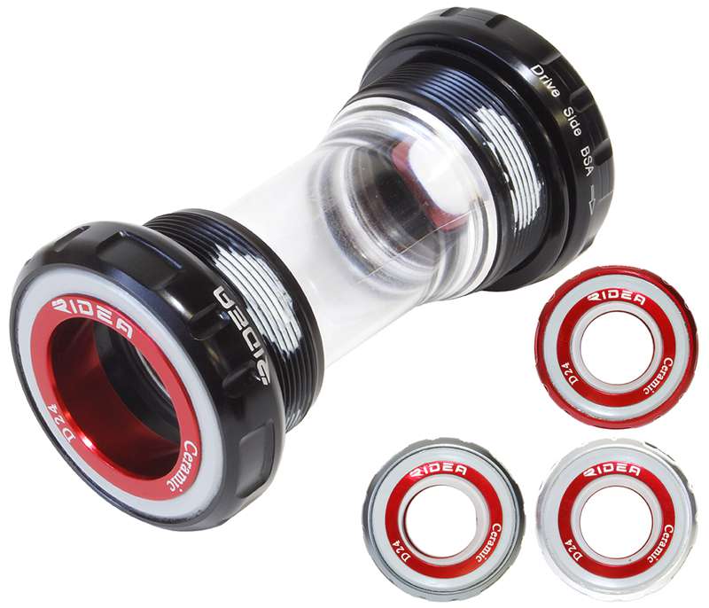 8268円 ファッションなデザイン RIDEA Bottom Bracket レッド 内径φ34mm BB24-ES68 BB24-ES68-RE