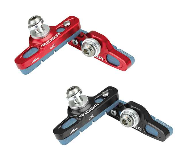 RIDEA Caliper Brake Shoes レッド BSR-65ETi BSR-65ETi-RE|e-monoうってーる