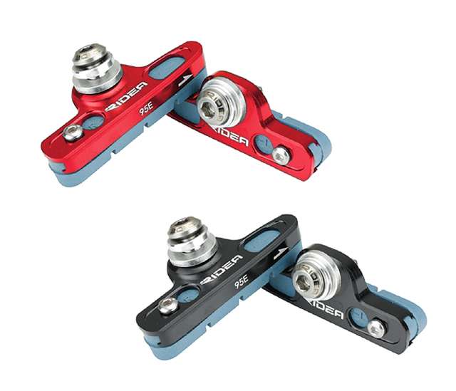 RIDEA Caliper Brake Shoes レッド BSR-95ETi BSR-95ETi-RE|e-monoうってーる