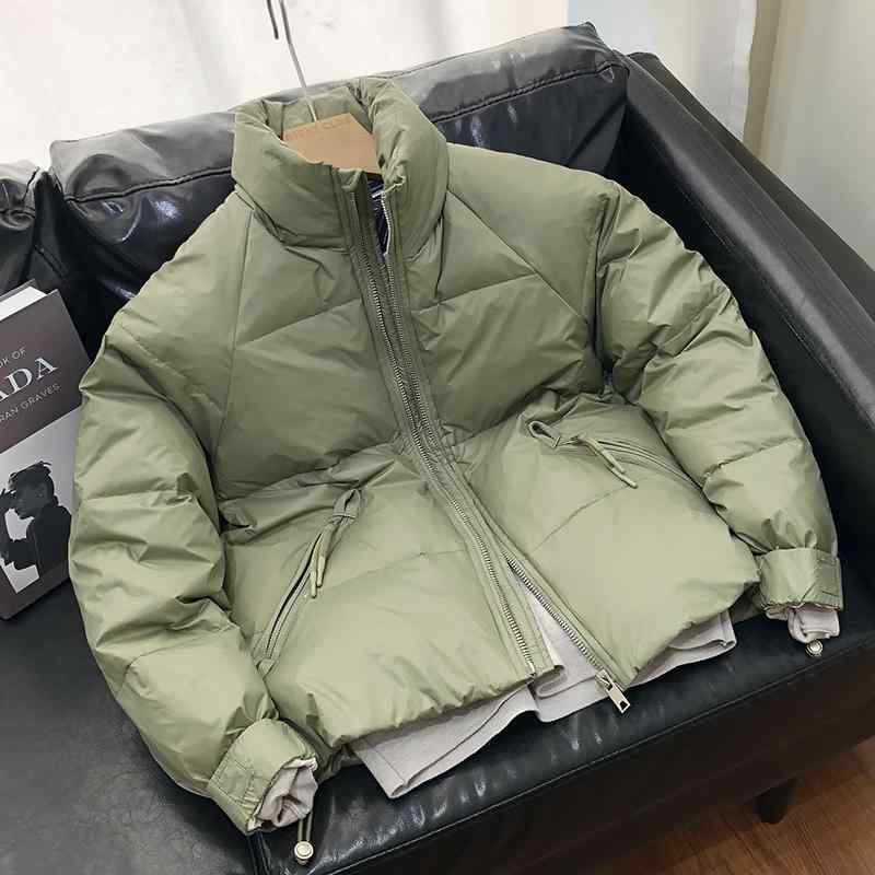 羽?服 メンズ 男性用 ショート丈 立襟 アウター 斜めポケット 保温性 ファッション 軽い 薄手 百搭 緑 黒 防寒 冬 8,595円