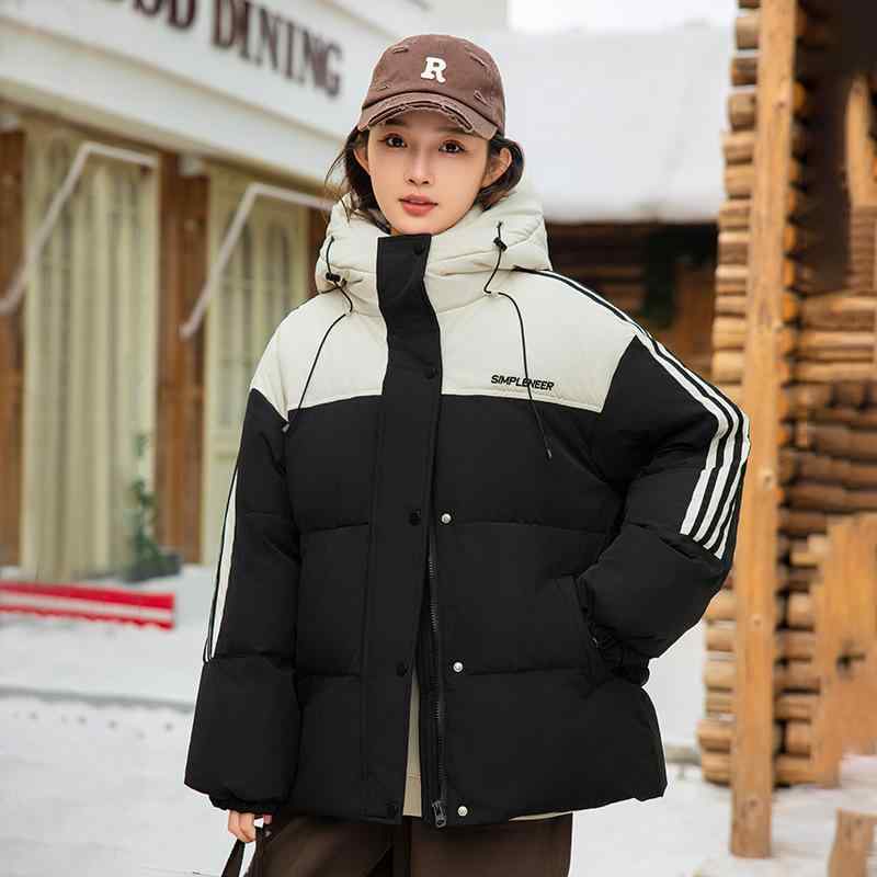 子供服 ダウンジャケット 女の子 中学生 高校生 ロング丈 フード付き ガールズ アウター 冬服 防寒 暖かい スポーツ ストリート カジュアル