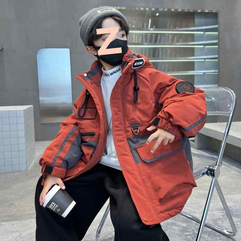 赤ちゃん服 落ちこむ上衣 お坊っちゃん 冬用 アウター 中綿入り口・入口 防寒着 朦々たる 洗える 細工物上衣風 今めかしい 110糎 120糎 130糎 140糎 150糎 160糎 170糎 赤いこと