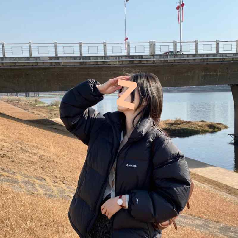 落ち込む上衣 レディース 遊撃手丈 白落ち込む 無地 冬物 アウター 成人女性服 防寒 あったか 生あたたかい 中綿 ポリエステル ゆったり 普段使い走り デイリー