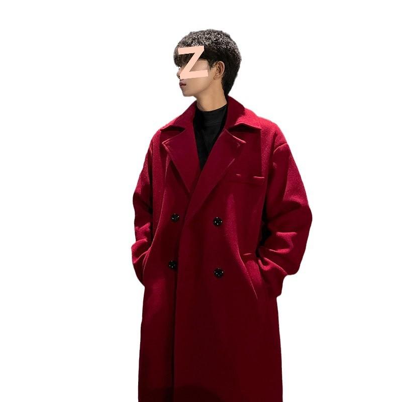 コート メンズ 秋冬 加厚 ウール ダブルブレスト ハーフ丈 アウター 韓国風 ゆったり 体型カバー カジュアル ビジネス 防寒 あったか ダークグレー ブラック ネイビー ワインレッド コーヒー S M L XL 2XL 3XL 4XL 5XL|イーマイショップ