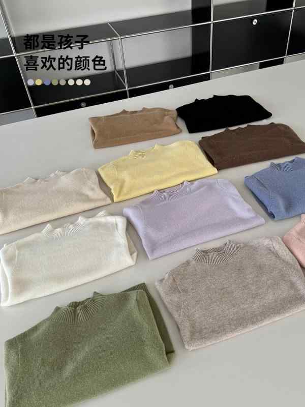 赤ちゃん服 編み物 100%羊毛 スウェーター 御坊っちゃん 労働者の一団素っ首 丸首 ティーシャツ 秋冬 無地 杏色 オートミール ベージュ 緑であること 赤銅色 米国海軍 パープル 黄色 黒いこと