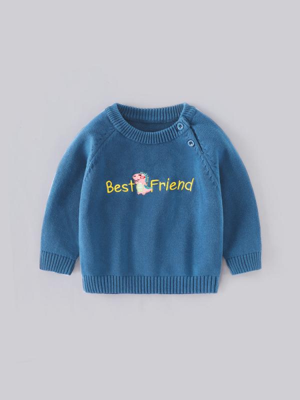 ニット 子供服 長袖トップス 春秋 ベビー 韓国風 かわいい アニマル柄 コットン 幼児 乳児 男の子 女の子 普段着 部屋着