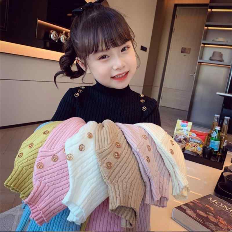 ニット・セーター キッズ 女の子 裏起毛 トップス 韓国風 子供服 ニット セーター 厚手 長袖 普段着 かわいい ガールズ 秋冬 伸縮性 あったか 防寒 通園 通学 100cm 110cm 120cm 130cm 140cm 150cm