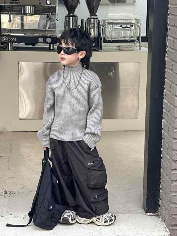 ニット キッズ 男の子 子供服 トップス 秋冬 長袖 カットソー プルオーバー セーター ボーイズ 普段着 おしゃれ 韓国風 90cm 100cm 110cm 120cm 130cm 140cm 150cm