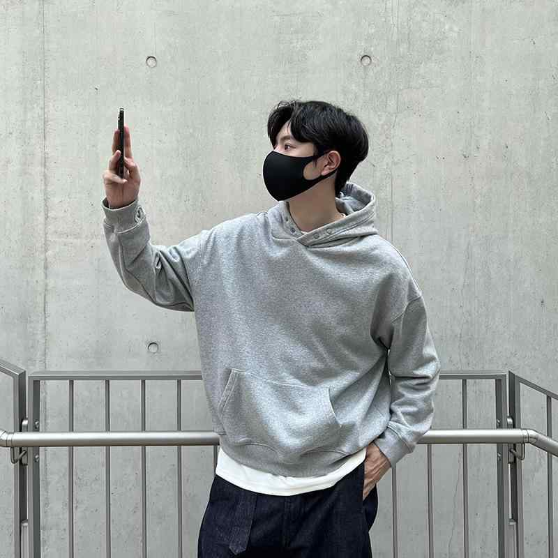 パーカー メンズ 秋冬 ティーシャツ 裏毛 長袖 無地 ボンネット付き添い人 トップス カットソー 汗水 調教師 お部屋着 お部屋お召しもの 心地よい スポーティー 分かりやすい