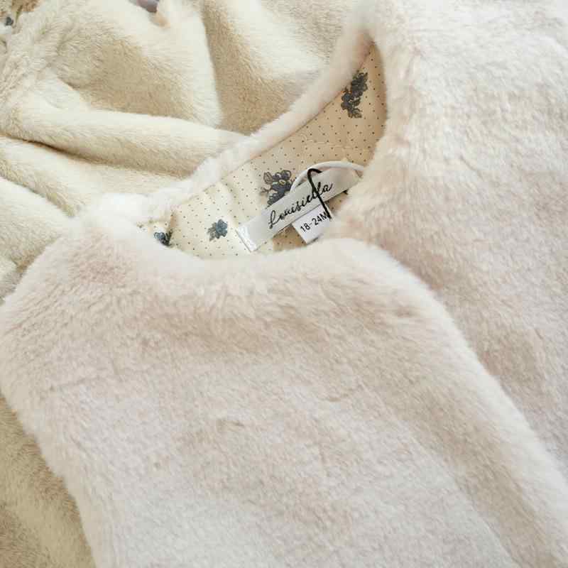 子供服 アウター 女の子 ボアベスト 秋冬 暖かい フリース ベスト ショート丈 花柄 かわいい