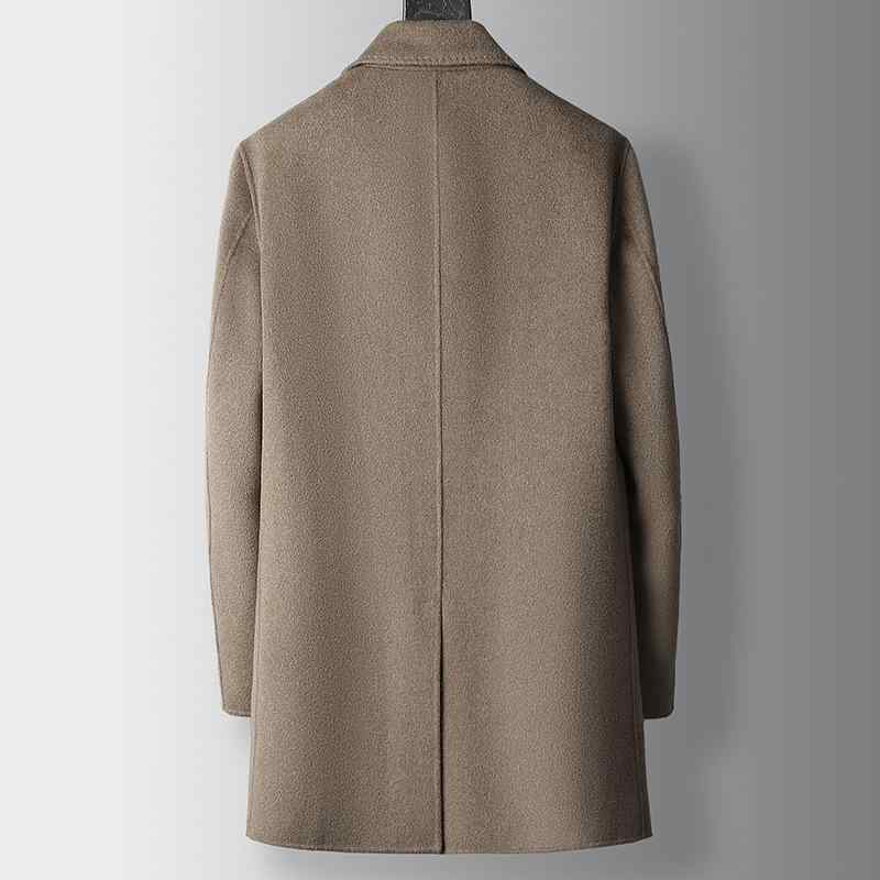 コート 男性用 ウール ミドル丈 ビジネス 秋冬 春秋 無地 ゆったり 紳士服 サイドポケット ボタン飾り レッドキャメル ミックスベージュ グレー ブラック ブラック レッドブラウン 170 M 175 L 180 XL 185 2XL 190 3XL