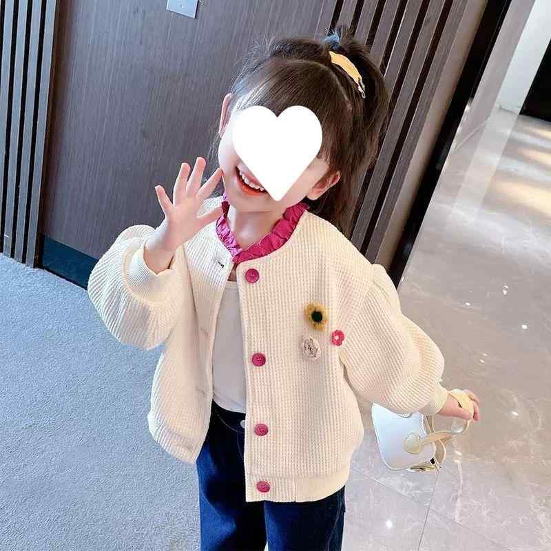 子供服 ジャケット 女の子 春秋 ブルゾン おしゃれ かわいい 韓国風 カジュアル アウター 普段使い 73 80 90 100 110
