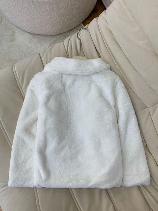 子供服 アウター 女の子 冬用ボアコート 韓国風 かわいい 襟付き ポリエステル 裏地付き 防寒 普段使い お出かけ