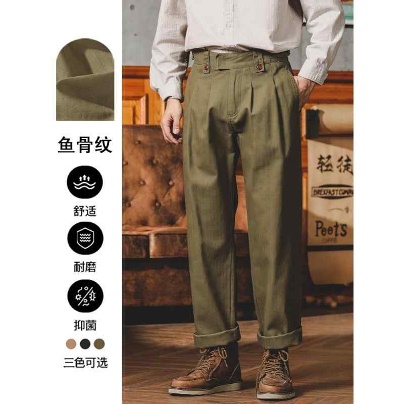 ワークパンツ メンズ 高腰 ストレート カーゴパンツ コットン ミリタリー 普段使い アウトドア 軍グリーン キャメル ブラック