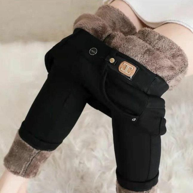 パンツ レディース 裏起毛 あったか スキニー 黒 レギンスパンツ ハイウエスト 美脚 細見え ストレッチ 秋冬 伸縮性 M L XL 2XL 3XL