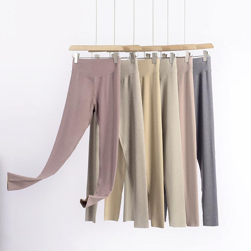 パンツ レディース 高腰 あったか 裏起毛 レギンス スパッツ 秋 冬 ズボン 綿 羊毛 カシミヤ 保温 無地 黒 ピンク系 ベージュ カーキ