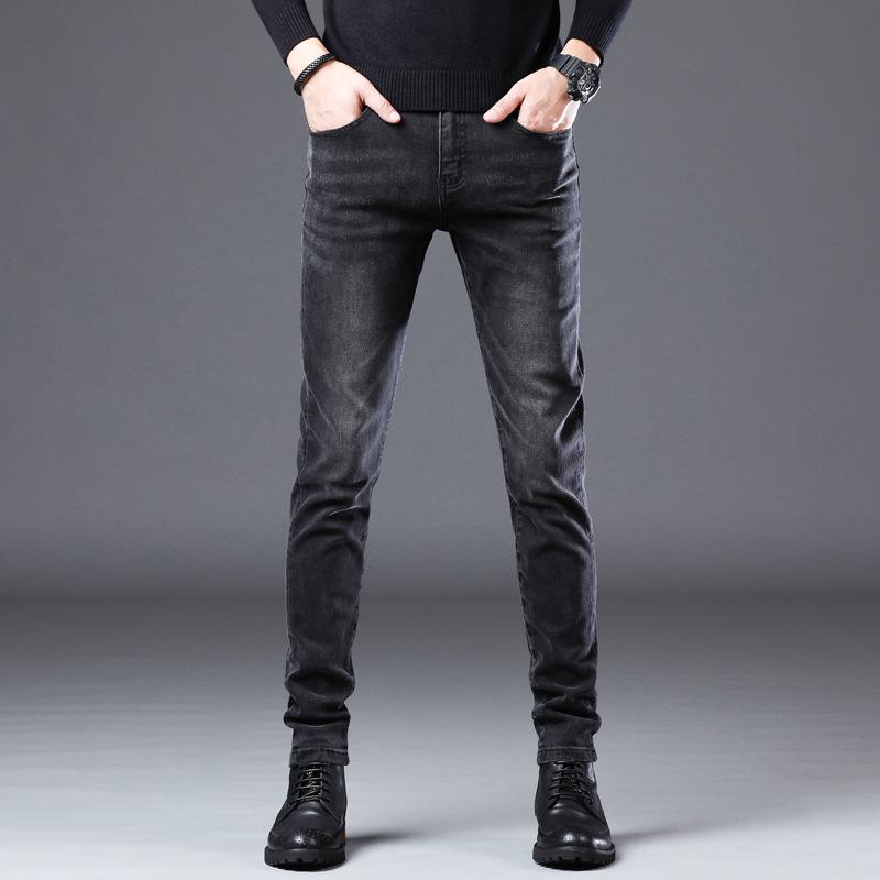 ジーンズ メンズ 男性用 ジーパン デニムパンツ ストレート ストレッチ ウォッシュ加工 カジュアル ロングパンツ ズボン ブラック グレー ブルー 春秋