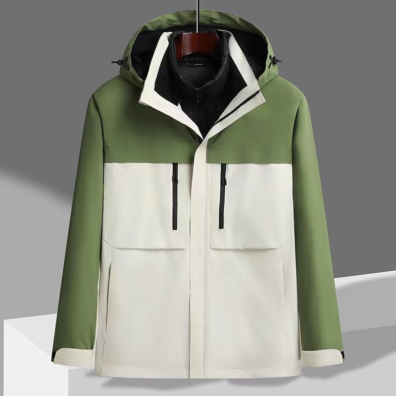 マウンテンパーカー 男女兼用 防風 防水 防寒 アウター ジャケット 登山 スキーウェア 作業着 秋冬 白緑 灰黄 紺色 緑 濃紺 カーキベージュ 黒|イーマイショップ
