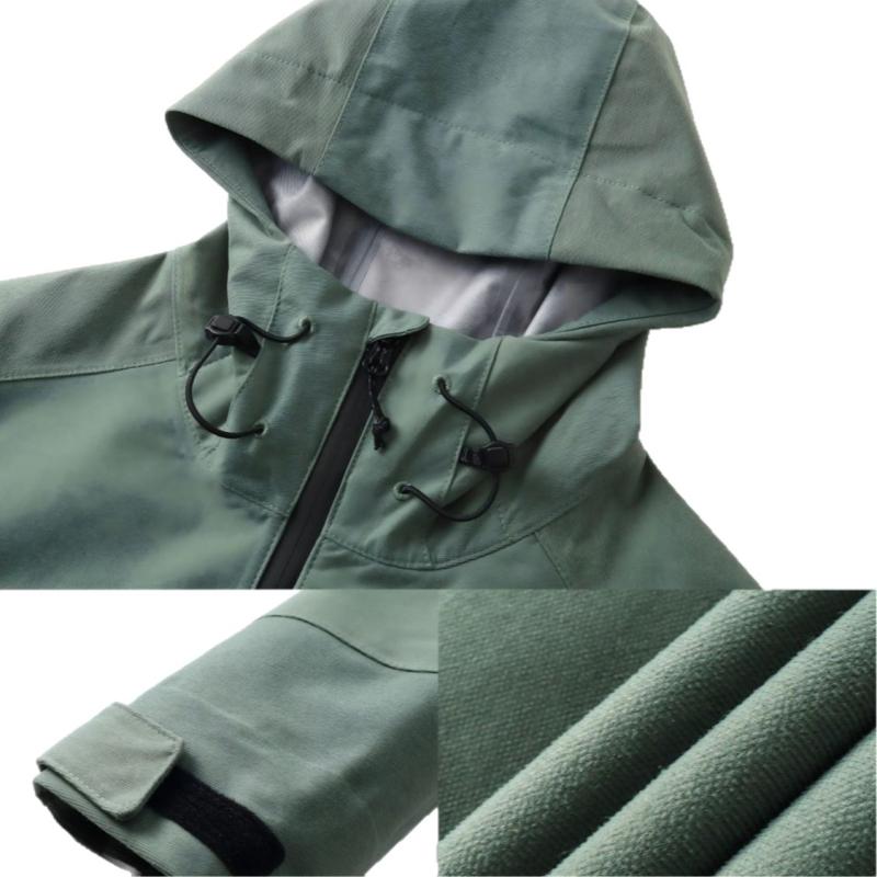 マウンテンパーカー 男性用 薄手 防水 防雨 フード付き スポーツ ジャケット アウトドア 登山 秋 冬｜イーマイショップ